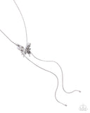Hopeful Hierarchy - Silver Complete Look  - Paparazzi Accessories Bedazzle Me Pretty Mobile Fashion Boutique