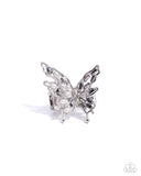 Hopeful Hierarchy - Silver Complete Look  - Paparazzi Accessories Bedazzle Me Pretty Mobile Fashion Boutique