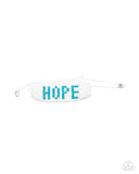 Hopeful Hire - Blue Bracelet - Paparazzi Accessories Bracelet Bedazzle Me Pretty Mobile Fashion Boutique