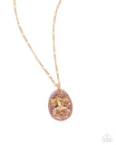 Hummingbird Haute - Purple Necklace - Paparazzi Accessories Necklace Bedazzle Me Pretty Mobile Fashion Boutique