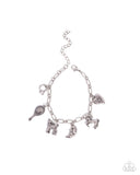 Hush Little Baby - Silver Bracelet - Paparazzi Accessories Bracelet Bedazzle Me Pretty Mobile Fashion Boutique