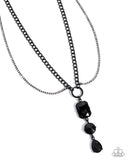 I Like Me Better - Black Necklace - Paparazzi Accessories Necklace Bedazzle Me Pretty Mobile Fashion Boutique