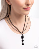 I Like Me Better - Black Necklace - Paparazzi Accessories Necklace Bedazzle Me Pretty Mobile Fashion Boutique