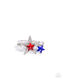 I Pledge Allegiance to the Stars - Multi Ring - Paparazzi Accessories Ring Bedazzle Me Pretty Mobile Fashion Boutique
