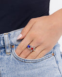 I Pledge Allegiance to the Stars - Multi Ring - Paparazzi Accessories Ring Bedazzle Me Pretty Mobile Fashion Boutique