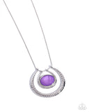If the HORSESHOE Fits - Purple Necklace - Paparazzi Accessories Necklace Bedazzle Me Pretty Mobile Fashion Boutique
