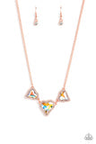 Gimme The Glitz - State of the Heart Copper Necklace - 4 Pc Mystery Set - Paparazzi Accessories
