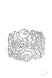 Impeccable Illumination - White - 2022 Zi Collection Bracelet - Paparazzi Accessories Bedazzle Me Pretty Mobile Fashion Boutique