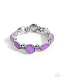 In All the BRIGHT Places - Purple Bracelet - Paparazzi Accessories Bracelet Bedazzle Me Pretty Mobile Fashion Boutique