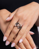 In The Friend STONE - Brown Ring - Paparazzi Accessories Ring Bedazzle Me Pretty Mobile Fashion Boutique