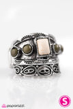 Incan Treasure - Green Ring - Paparazzi Accessories Ring Bedazzle Me Pretty Mobile Fashion Boutique