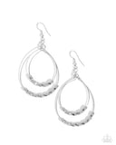 Industrial Artisan - Silver Earrings - Paparazzi Accessories Earrings Bedazzle Me Pretty Mobile Fashion Boutique