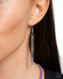 Industrial Independence - Purple Necklace - Paparazzi Accessories Necklace Bedazzle Me Pretty Mobile Fashion Boutique