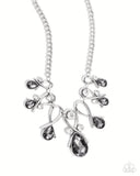 Infinity Institute - Silver Necklace - Paparazzi Accessories Necklace Bedazzle Me Pretty Mobile Fashion Boutique