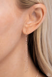 Initial Elegance- Rose Gold - P Necklace - Paparazzi Accessories Necklace Bedazzle Me Pretty Mobile Fashion Boutique