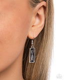 Interlocked Improv - Silver Necklace - Paparazzi Accessories Necklace Bedazzle Me Pretty Mobile Fashion Boutique