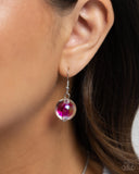 Iridescent Identity - Pink Necklace - Paparazzi Accessories Necklace Bedazzle Me Pretty Mobile Fashion Boutique