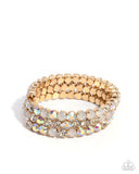 Iridescent Incantation - Multi Bracelet - Paparazzi Accessories Bracelet Bedazzle Me Pretty Mobile Fashion Boutique