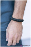 Its a Plain Shame - Black Bracelet - Paparazzi Accessories Bracelet Bedazzle Me Pretty Mobile Fashion Boutique