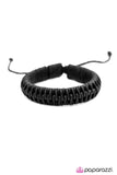 Its a Plain Shame - Black Bracelet - Paparazzi Accessories Bracelet Bedazzle Me Pretty Mobile Fashion Boutique