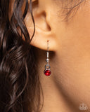 January Birthstone Beauty - Red Necklace - Paparazzi Accessories Necklace Bedazzle Me Pretty Mobile Fashion Boutique