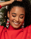 Jolly Holiday - Multi Earrings - Paparazzi Accessories Earrings Bedazzle Me Pretty Mobile Fashion Boutique