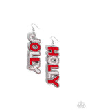 Jolly Holiday - Multi Earrings - Paparazzi Accessories Earrings Bedazzle Me Pretty Mobile Fashion Boutique