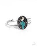 Journey to the West - Blue Bracelet - Paparazzi Accessories Bracelet Bedazzle Me Pretty Mobile Fashion Boutique