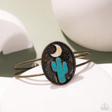 Journey to the West - Brass Bracelet - Paparazzi Accessories Bracelet Bedazzle Me Pretty Mobile Fashion Boutique