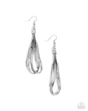 Keen Keepsake - Silver Earrings - Paparazzi Accessories Earrings Bedazzle Me Pretty Mobile Fashion Boutique