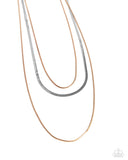 Key LAYER - Multi Necklace - Paparazzi Accessories Necklace Bedazzle Me Pretty Mobile Fashion Boutique