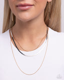 Key LAYER - Multi Necklace - Paparazzi Accessories Necklace Bedazzle Me Pretty Mobile Fashion Boutique