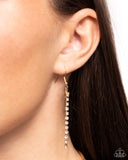 Knotted Keeper - Gold Necklace - Paparazzi Accessories Necklace Bedazzle Me Pretty Mobile Fashion Boutique