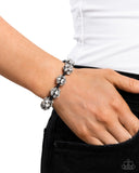 Knotted Kindness - Black Bracelet - Paparazzi Accessories Bracelet Bedazzle Me Pretty Mobile Fashion Boutique