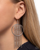 Laborious Lure - Silver Earrings - Paparazzi Accessories Earrings Bedazzle Me Pretty Mobile Fashion Boutique