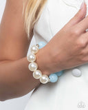 Lacy Lady - Blue Complete Look  - Paparazzi Accessories Bedazzle Me Pretty Mobile Fashion Boutique