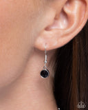 Laid-Back Luster - Black Necklace - Paparazzi Accessories Necklace Bedazzle Me Pretty Mobile Fashion Boutique