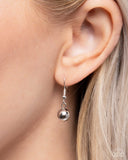 Laidback Layers - Silver Necklace - Paparazzi Accessories Necklace Bedazzle Me Pretty Mobile Fashion Boutique