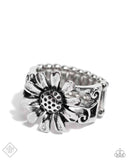 Landslide Lover - Silver Ring - Paparazzi Accessories Ring Bedazzle Me Pretty Mobile Fashion Boutique