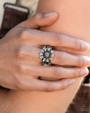 Landslide Lover - Silver Ring - Paparazzi Accessories Ring Bedazzle Me Pretty Mobile Fashion Boutique