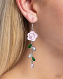 Lattice Lure - Multi Earrings - Paparazzi Accessories Earrings Bedazzle Me Pretty Mobile Fashion Boutique