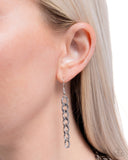Laurel Layover - Black Necklace - Paparazzi Accessories Necklace Bedazzle Me Pretty Mobile Fashion Boutique