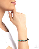 LAVA Will Find a Way - Blue Bracelet - Paparazzi Accessories Bracelet Bedazzle Me Pretty Mobile Fashion Boutique