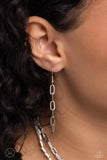 LAYER of the Year - White Necklace - Paparazzi Accessories Necklace Bedazzle Me Pretty Mobile Fashion Boutique