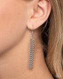 Layered Longhorn - Silver Necklace - Paparazzi Accessories Necklace Bedazzle Me Pretty Mobile Fashion Boutique