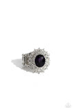 Layered Luminescence - Purple Ring - Paparazzi Accessories Ring Bedazzle Me Pretty Mobile Fashion Boutique