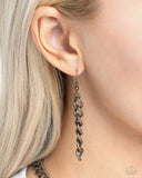 Leading Loops - Brass Necklace - Paparazzi Accessories Necklace Bedazzle Me Pretty Mobile Fashion Boutique