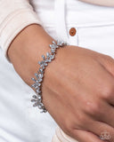 Leafy Lady - White Complete Look  - Paparazzi Accessories Bedazzle Me Pretty Mobile Fashion Boutique