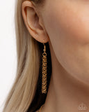 Leafy Layover - Orange Necklace - Paparazzi Accessories Necklace Bedazzle Me Pretty Mobile Fashion Boutique