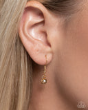 Leafy Limit - Gold Necklace - Paparazzi Accessories Necklace Bedazzle Me Pretty Mobile Fashion Boutique